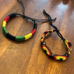 Jamaica Rasta Reggae Hippie Festival Bracelets